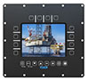 Saber PanelMount 6.5 Rugged LCD Monitor with Custom Function Buttons